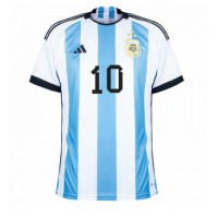 Echipament fotbal Argentina Lionel Messi #10 Tricou Acasa Mondial 2022 maneca scurta